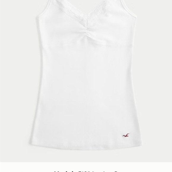 Hollister White Lace Camisole - Picture 4 of 5
